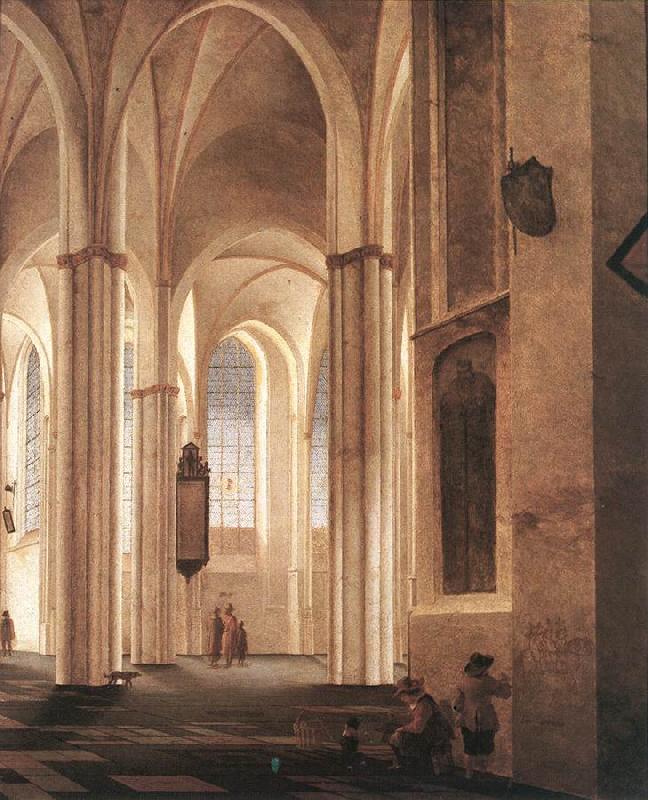 Pieter Jansz Saenredam The Interior of the Buurkerk at Utrecht France oil painting art